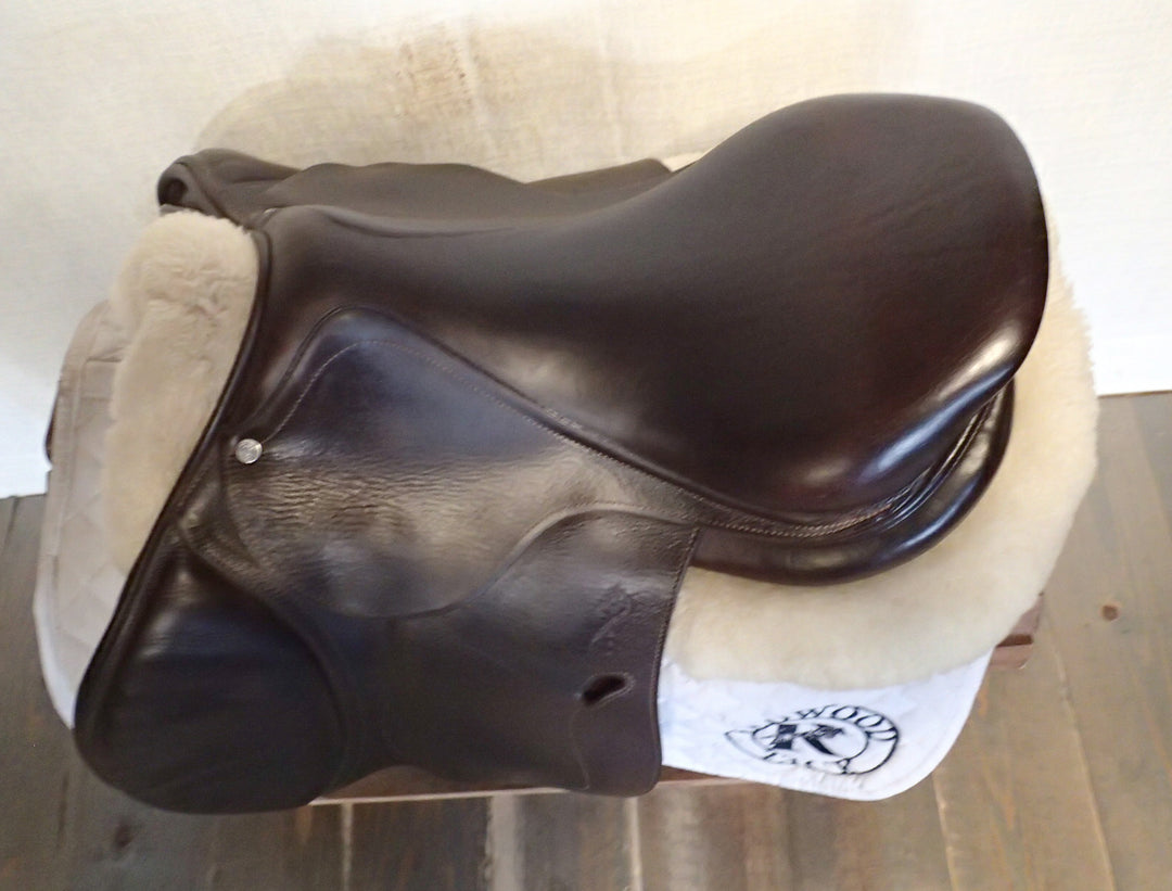 17" Antares Contact Saddle - Full Buffalo - 2019 - 2AB Flaps - 4.75" dot to dot