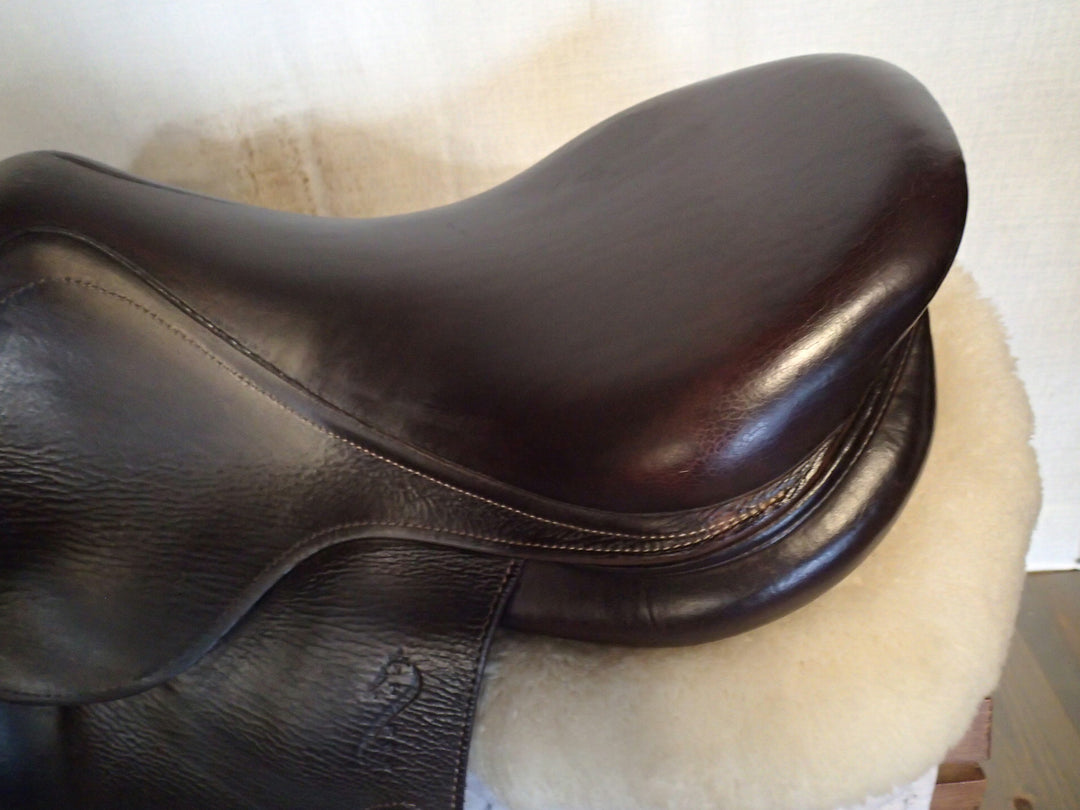 17" Antares Contact Saddle - Full Buffalo - 2019 - 2AB Flaps - 4.75" dot to dot