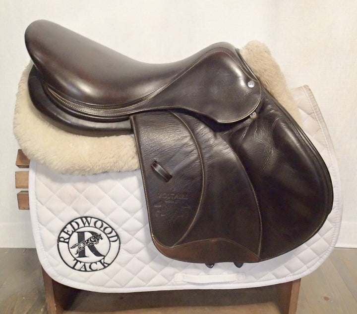 17.5" Voltaire Palm Beach Saddle - Full Buffalo - 2021 - 2AA Flaps - 4.75" dot to dot - XFIN Panels