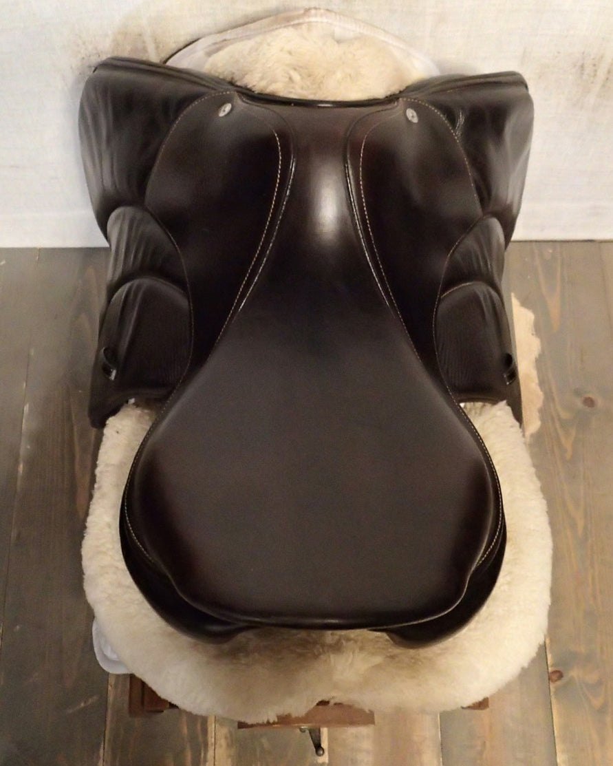 17.5" Voltaire Palm Beach Saddle - Full Buffalo - 2021 - 2AA Flaps - 4.75" dot to dot - XFIN Panels