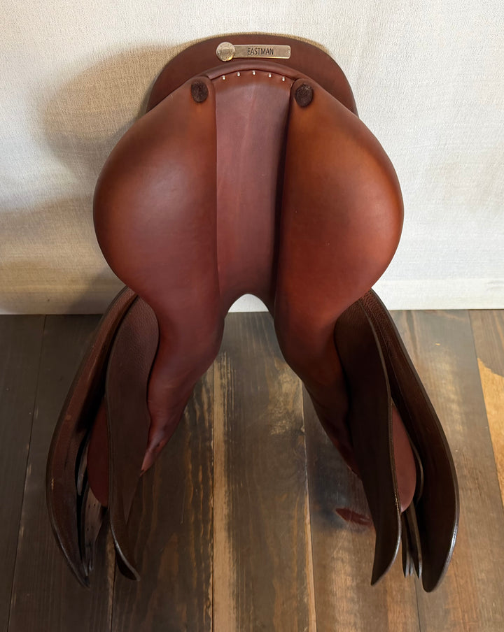 17.5" Butet Premium Saddle - Full Calfskin - 2025 - L Seat - 2.25 Flaps - 4.25" dot to dot (482)