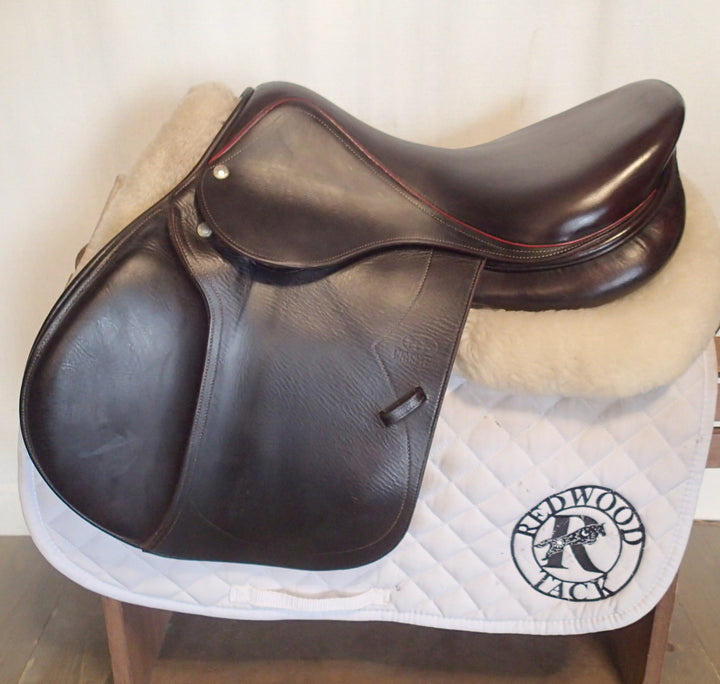 17" Devoucoux Biarritz Saddle - Full Buffalo - 2015 - 1A Flaps - D3D - 4.75" dot to dot