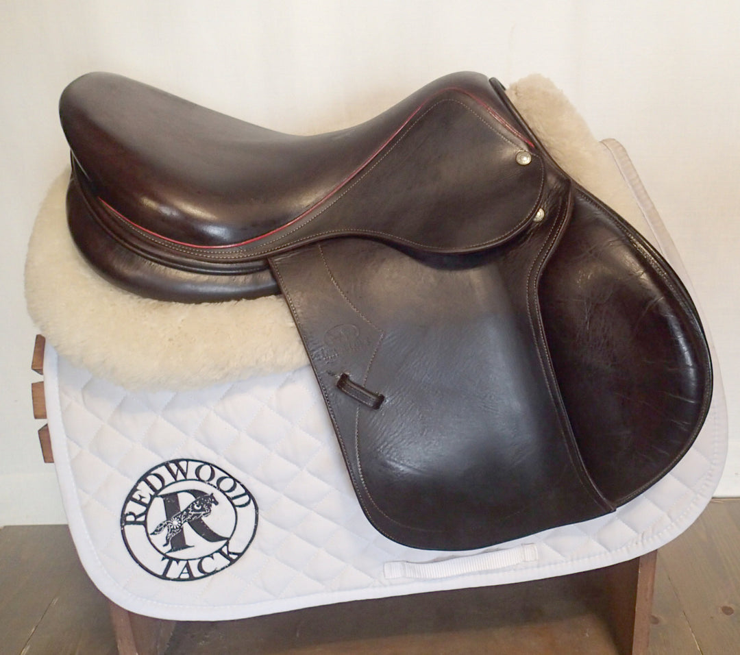 17" Devoucoux Biarritz Saddle - Full Buffalo - 2015 - 1A Flaps - D3D - 4.75" dot to dot