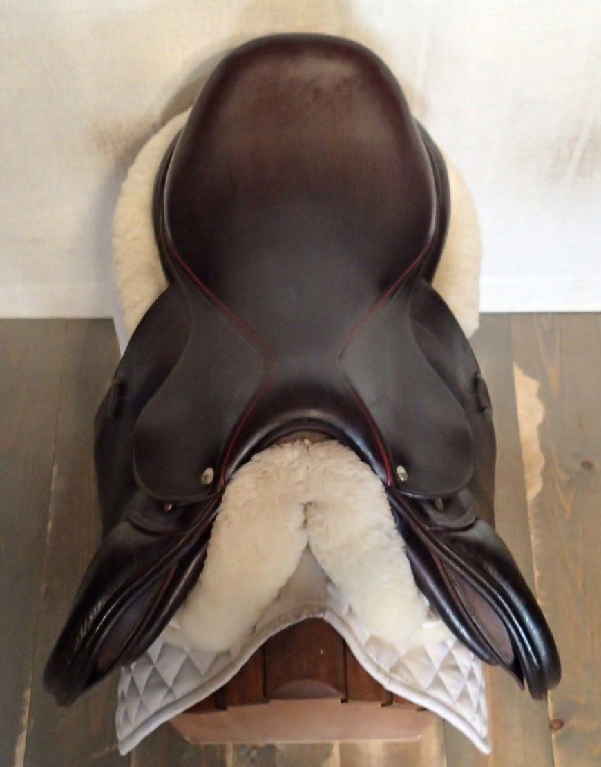 17" Devoucoux Biarritz Saddle - Full Buffalo - 2015 - 1A Flaps - D3D - 4.75" dot to dot