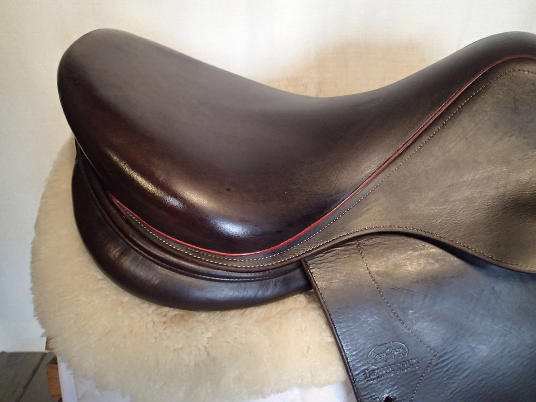 17" Devoucoux Biarritz Saddle - Full Buffalo - 2015 - 1A Flaps - D3D - 4.75" dot to dot