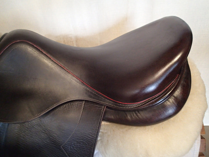 17" Devoucoux Biarritz Saddle - Full Buffalo - 2015 - 1A Flaps - D3D - 4.75" dot to dot