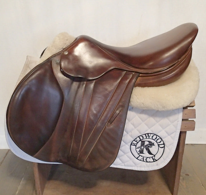 17.5" Butet Premium Saddle - Full Calfskin - 2015 - 3 Flaps - C Seat - 4.25" dot to dot