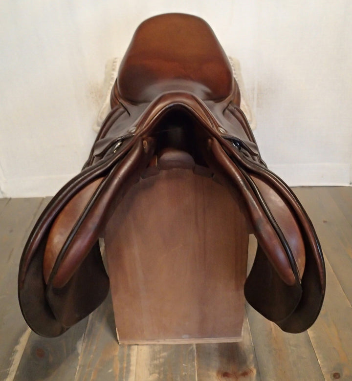 17.5" Butet Premium Saddle - Full Calfskin - 2015 - 3 Flaps - C Seat - 4.25" dot to dot