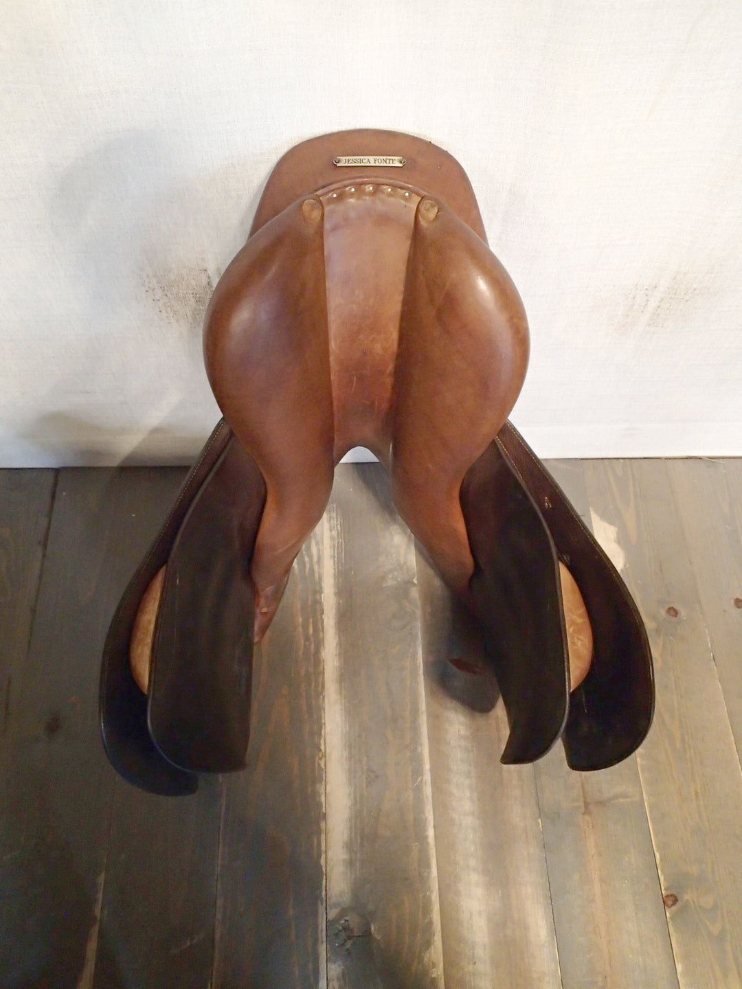 17.5" Butet Premium Saddle - Full Calfskin - 2015 - 3 Flaps - C Seat - 4.25" dot to dot