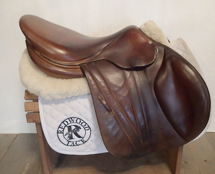 17.5" Butet Premium Saddle - Full Calfskin - 2015 - 3 Flaps - C Seat - 4.25" dot to dot