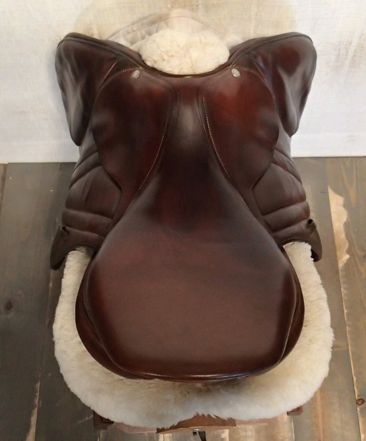 17.5" Butet Premium Saddle - Full Calfskin - 2015 - 3 Flaps - C Seat - 4.25" dot to dot