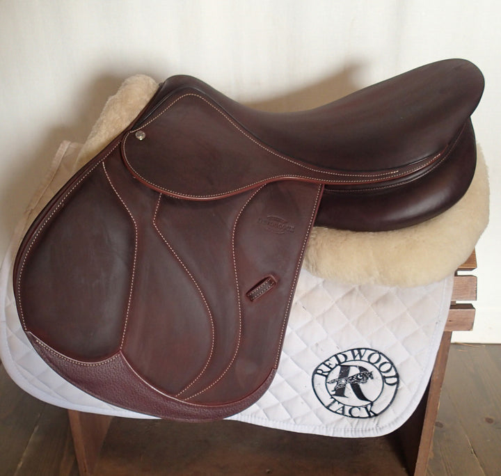 18" Devoucoux Biarritz S Saddle - Full Buffalo - 2021 - 2A Flaps - D3D - 5" dot to dot