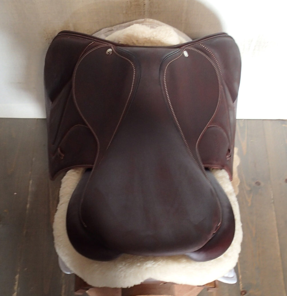 18" Devoucoux Biarritz S Saddle - Full Buffalo - 2021 - 2A Flaps - D3D - 5" dot to dot