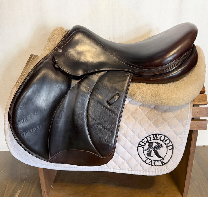18" Voltaire Palm Beach Saddle - Full Buffalo - 2015 - 3A Flaps - 5" dot to dot - Pro Panels (498)