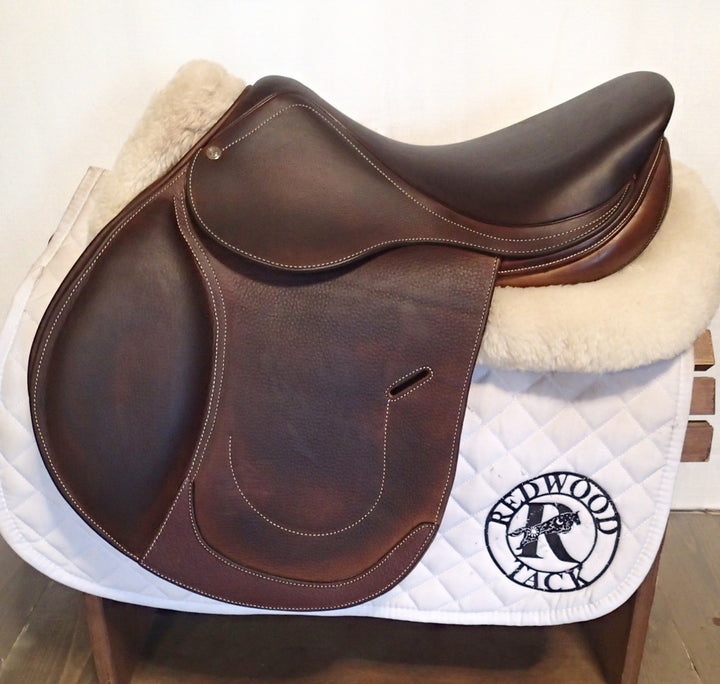 16.5" Antares DJ Saddle - Full Buffalo - 2013 - 2A Flaps - 4.5" dot to dot