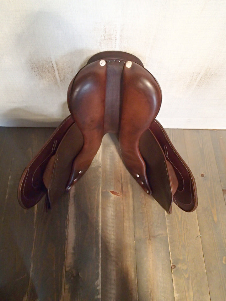 16.5" Antares DJ Saddle - Full Buffalo - 2013 - 2A Flaps - 4.5" dot to dot