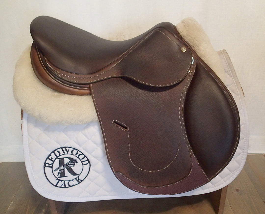 16.5" Antares DJ Saddle - Full Buffalo - 2013 - 2A Flaps - 4.5" dot to dot