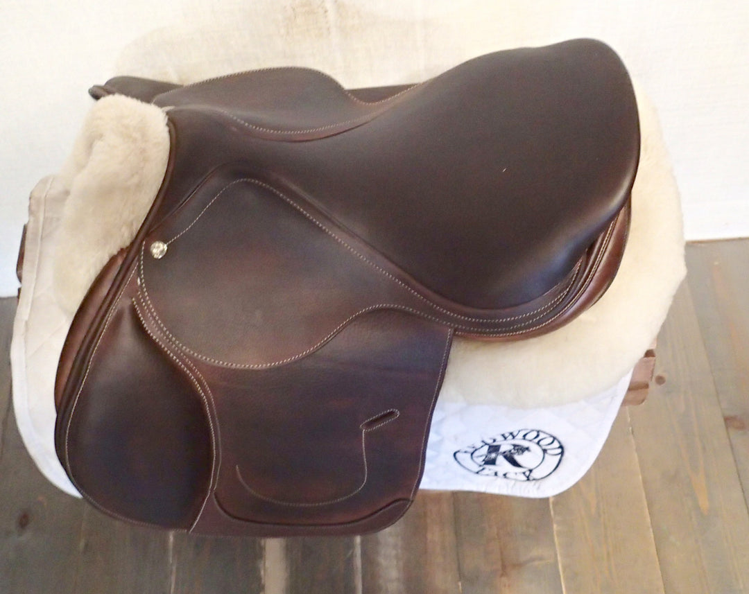 16.5" Antares DJ Saddle - Full Buffalo - 2013 - 2A Flaps - 4.5" dot to dot