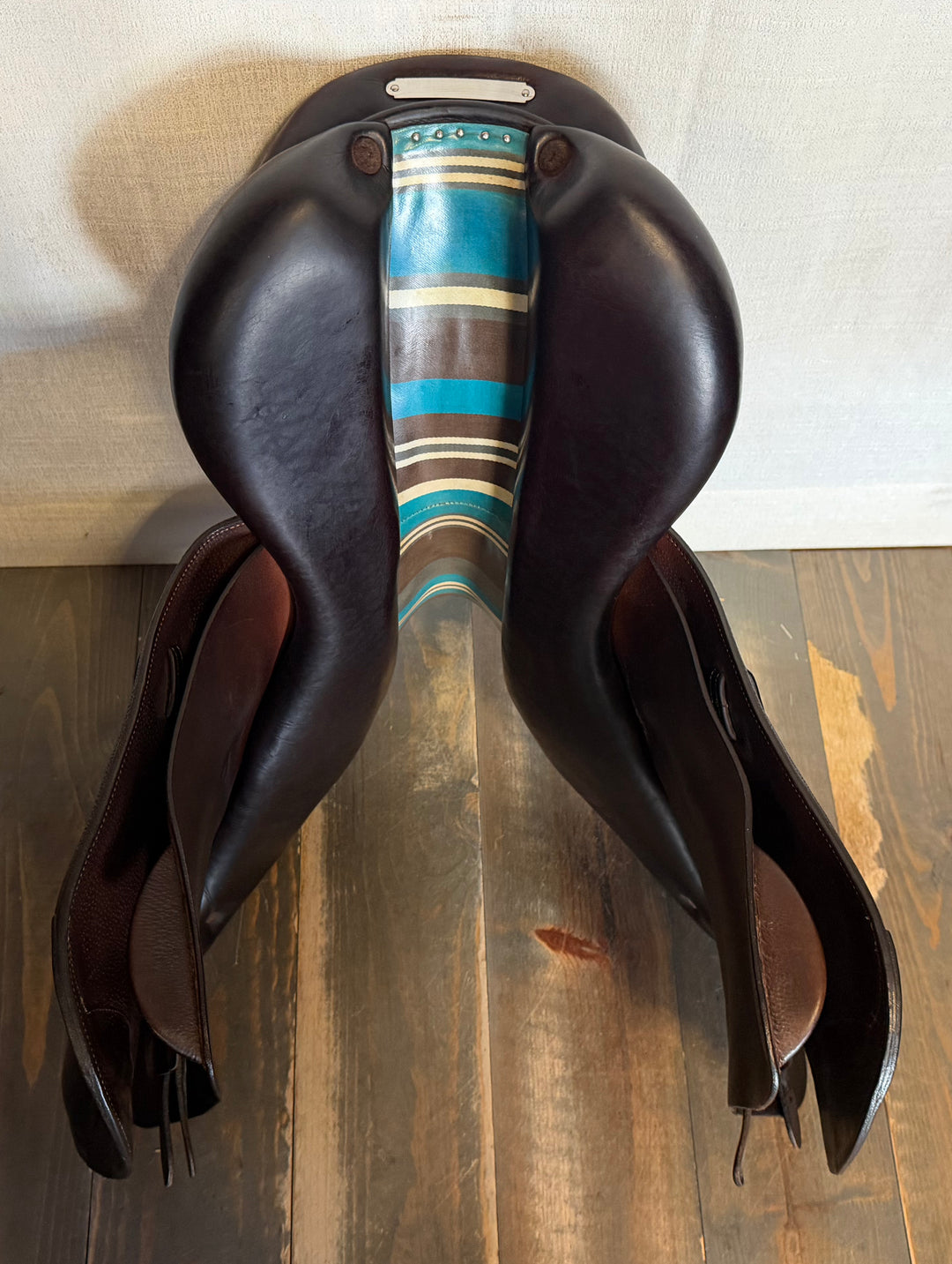 17.5" Voltaire Palm Beach Saddle - Full Buffalo - 2022 - 3AA Flaps - 4.75" dot to dot - Pro Panels (505)