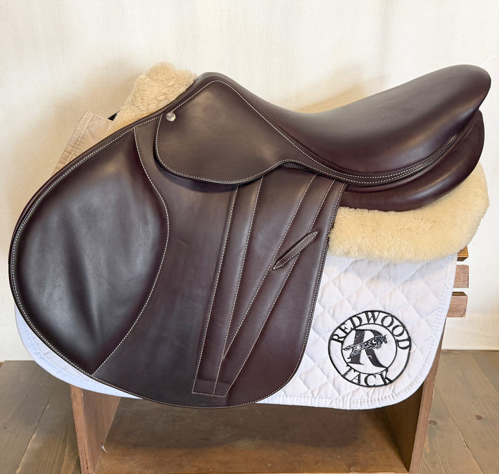 18.5" Butet Premium Saddle - Full Calfskin - 2024 - L Seat - 4.5C Flaps - 4.5" dot to dot (506)