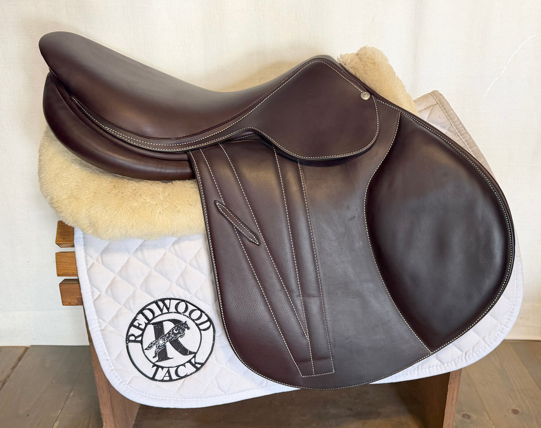 18.5" Butet Premium Saddle - Full Calfskin - 2024 - L Seat - 4.5C Flaps - 4.5" dot to dot (506)