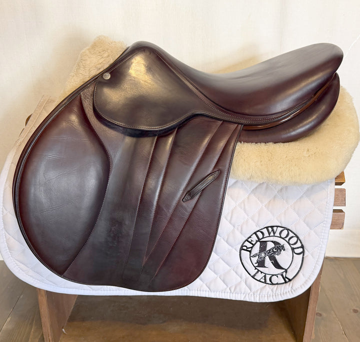 17" Butet Premium Saddle - Full Calfskin - 2022 - L Seat - 2.25L Flaps - 4.25" dot to dot (507)
