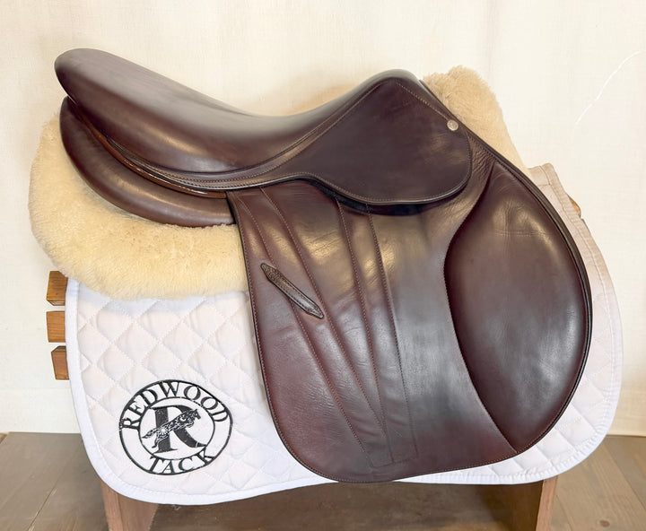 17" Butet Premium Saddle - Full Calfskin - 2022 - L Seat - 2.25L Flaps - 4.25" dot to dot (507)