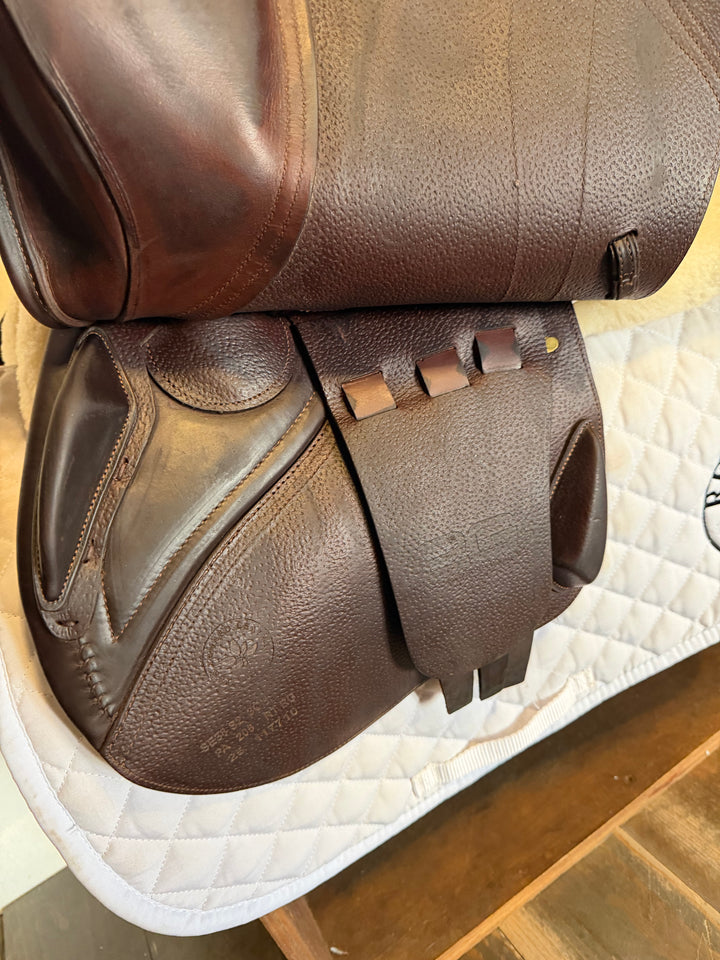 17.5" CWD Hunter Mademoiselle 2Gs Saddle - Full Buffalo - 2025 - 3CH Flaps - SE38 (509)
