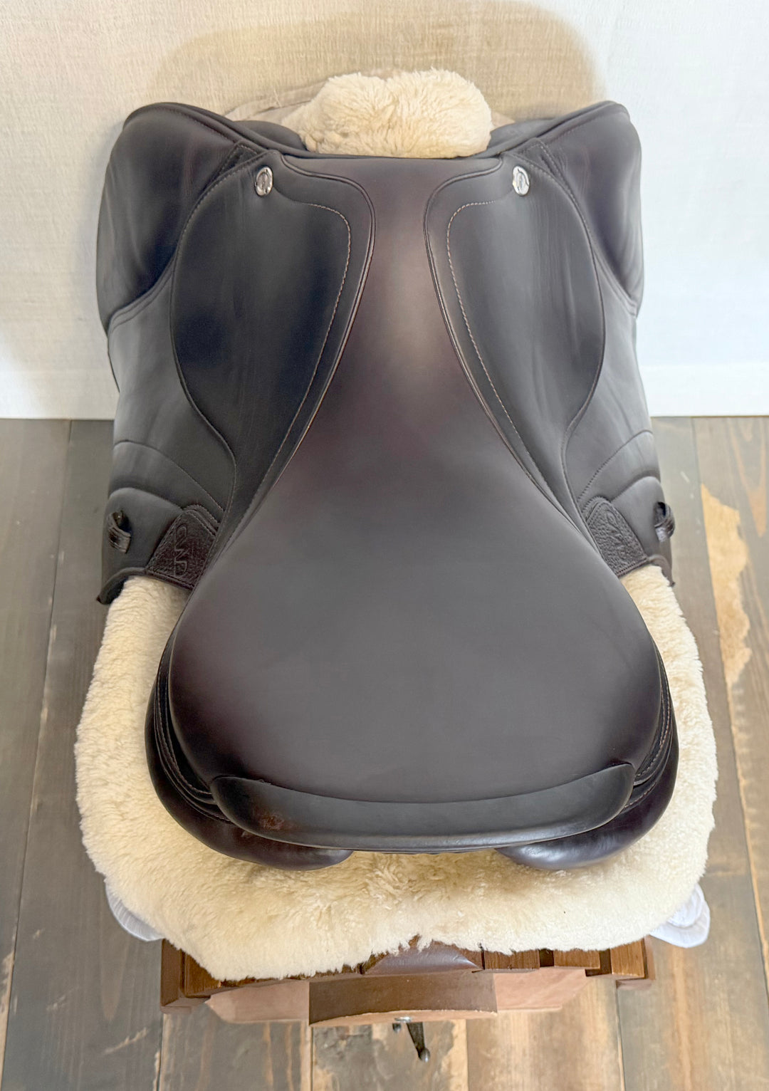 17.5" CWD Hunter Mademoiselle 2Gs Saddle - Full Buffalo - 2025 - 3CH Flaps - SE38 (509)