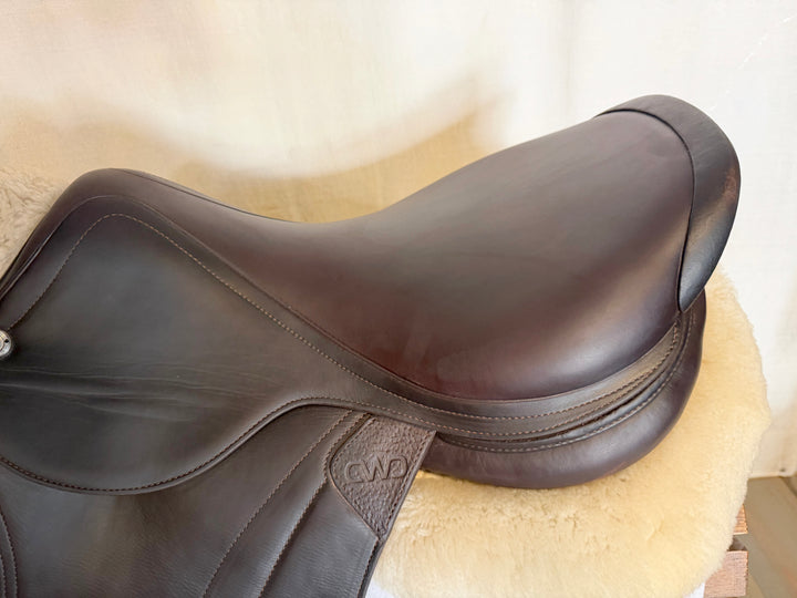 17.5" CWD Hunter Mademoiselle 2Gs Saddle - Full Buffalo - 2025 - 3CH Flaps - SE38 (509)