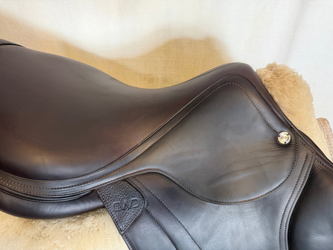 17.5" CWD Hunter Mademoiselle 2Gs Saddle - Full Buffalo - 2025 - 3CH Flaps - SE38 (509)