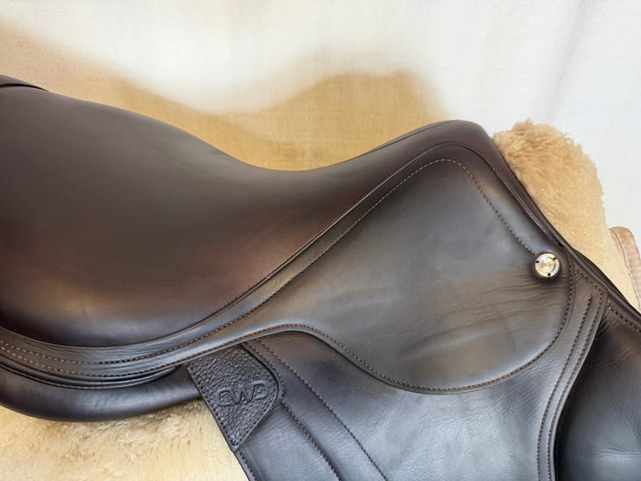 17.5" CWD Hunter Mademoiselle 2Gs Saddle - Full Buffalo - 2025 - 3CH Flaps - SE38 (509)