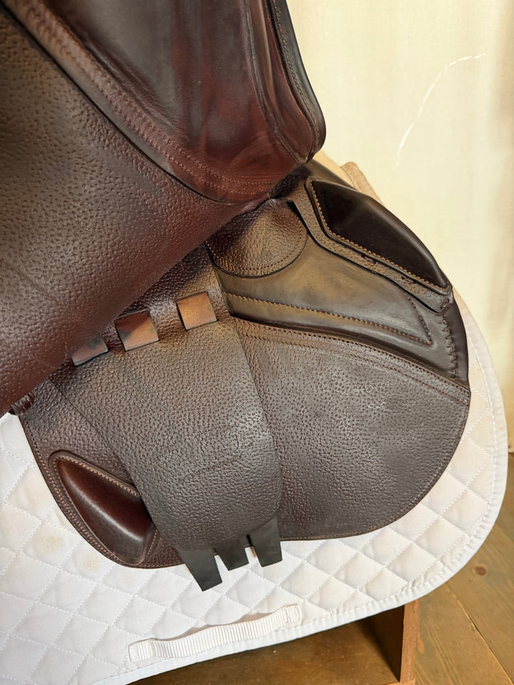 17.5" CWD Hunter Mademoiselle 2Gs Saddle - Full Buffalo - 2025 - 3CH Flaps - SE38 (509)