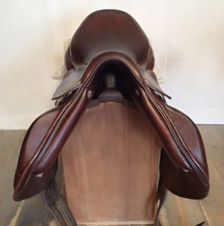 18" Devoucoux Chiberta O Monoflap Saddle - Full Buffalo - 2020 - 2A Flaps - 4.5" dot to dot