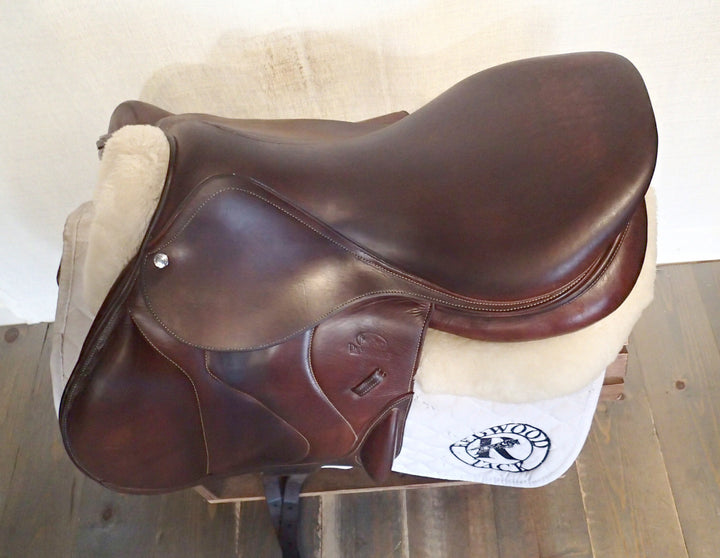 18" Devoucoux Chiberta O Monoflap Saddle - Full Buffalo - 2020 - 2A Flaps - 4.5" dot to dot