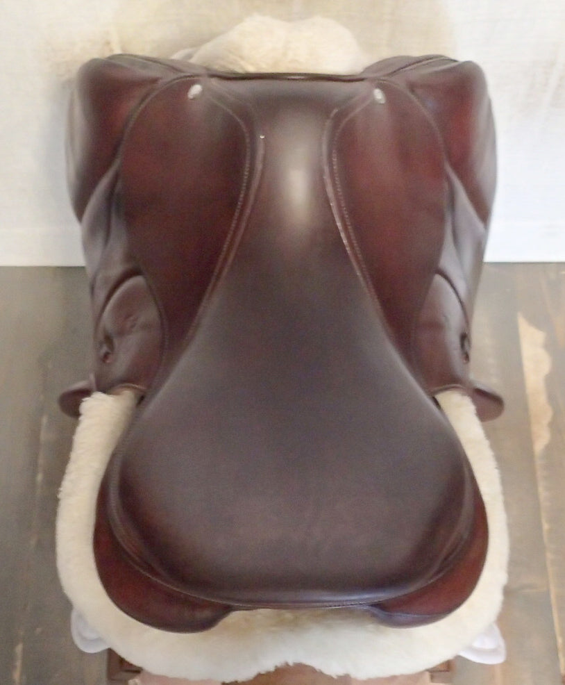 18" Devoucoux Chiberta O Monoflap Saddle - Full Buffalo - 2020 - 2A Flaps - 4.5" dot to dot