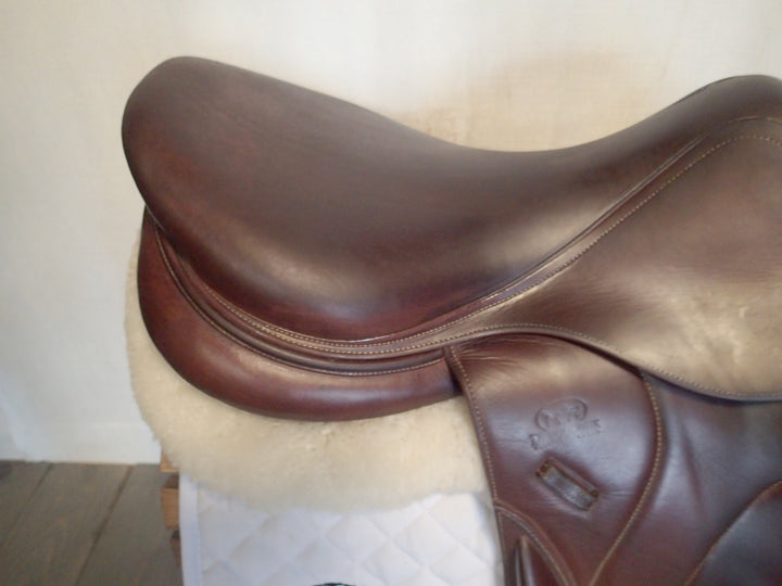 18" Devoucoux Chiberta O Monoflap Saddle - Full Buffalo - 2020 - 2A Flaps - 4.5" dot to dot