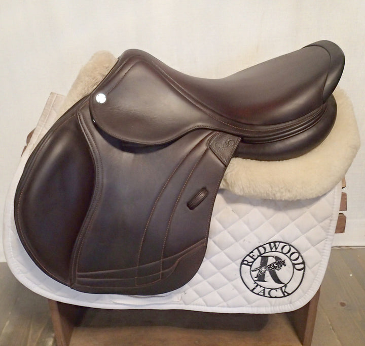 17.5" CWD Hunter Mademoiselle 2Gs Saddle - Full Buffalo - 2022 - 2CH Flaps - SE38