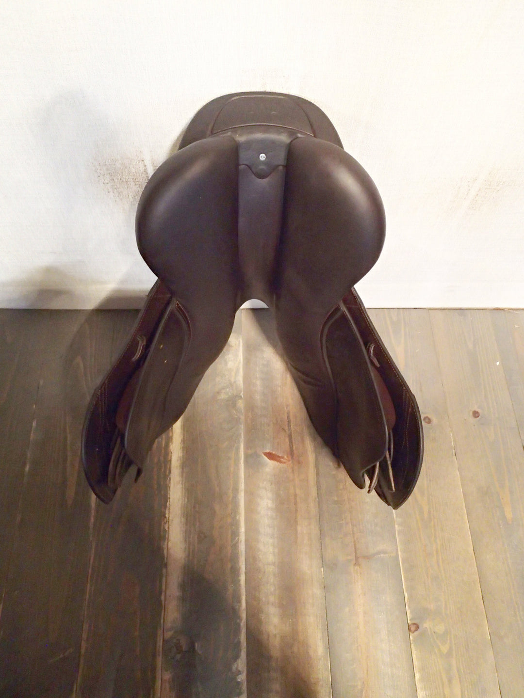 17.5" CWD Hunter Mademoiselle 2Gs Saddle - Full Buffalo - 2022 - 2CH Flaps - SE38