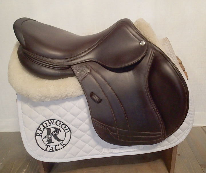 17.5" CWD Hunter Mademoiselle 2Gs Saddle - Full Buffalo - 2022 - 2CH Flaps - SE38