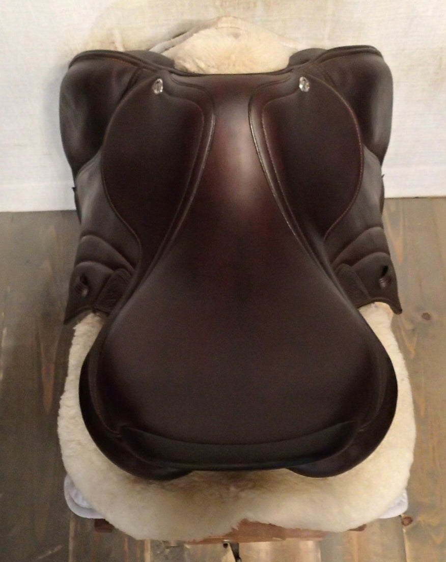 17.5" CWD Hunter Mademoiselle 2Gs Saddle - Full Buffalo - 2022 - 2CH Flaps - SE38