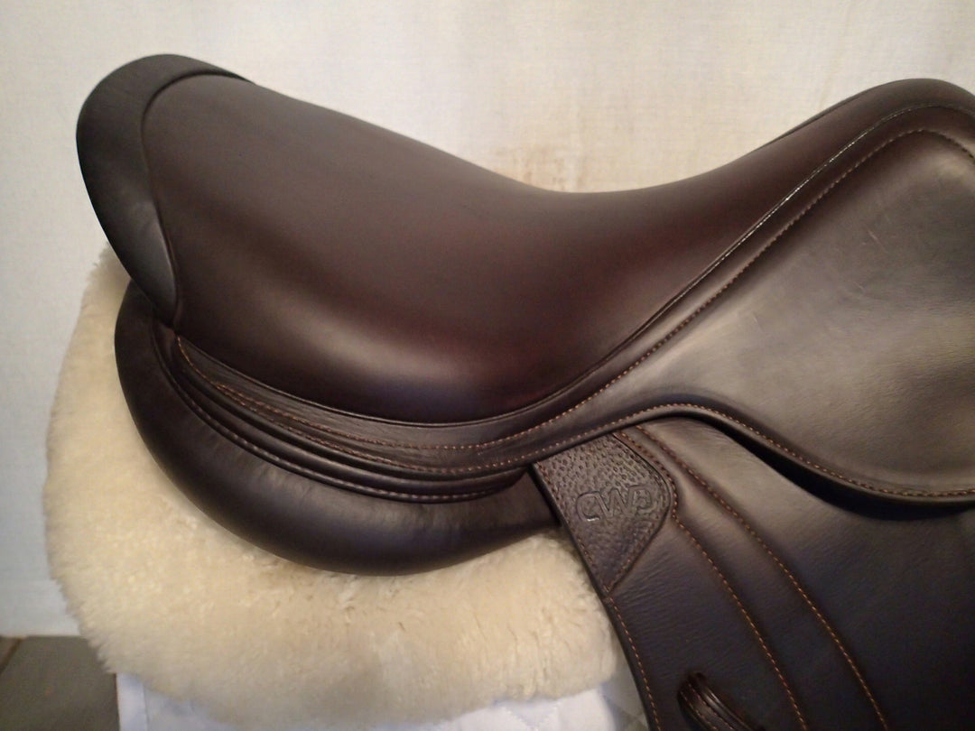 17.5" CWD Hunter Mademoiselle 2Gs Saddle - Full Buffalo - 2022 - 2CH Flaps - SE38