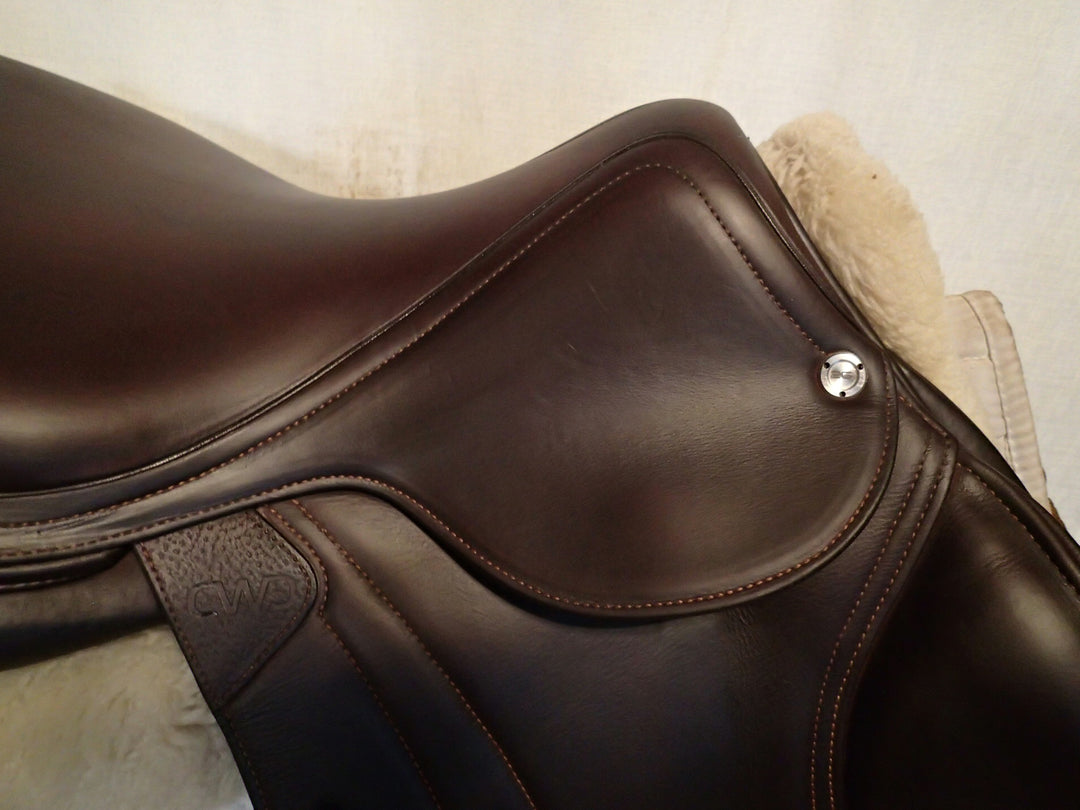 17.5" CWD Hunter Mademoiselle 2Gs Saddle - Full Buffalo - 2022 - 2CH Flaps - SE38