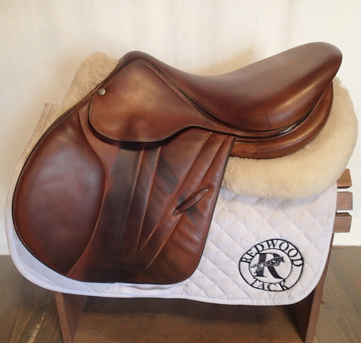 17" Butet Premium Saddle - Full Calfskin - 2014 - P Seat - 2.25 Flaps - 4.25" dot to dot