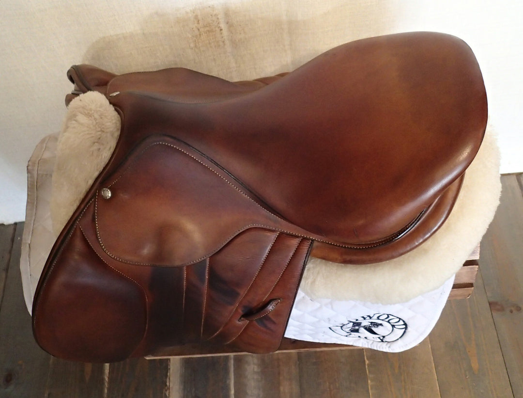 17" Butet Premium Saddle - Full Calfskin - 2014 - P Seat - 2.25 Flaps - 4.25" dot to dot