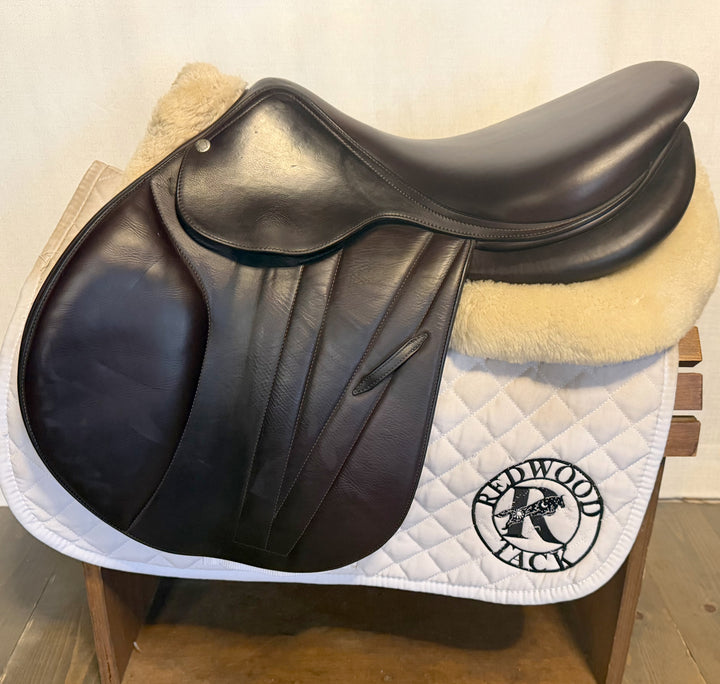 18" Butet Premium Saddle - Full Calfskin - 2025 - 2.25 Flaps - L Seat - 4.25" dot to dot (520)