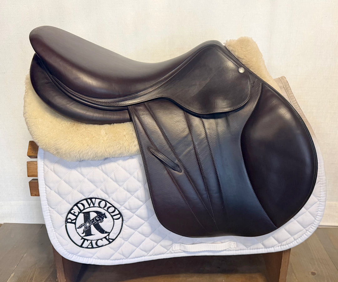 18" Butet Premium Saddle - Full Calfskin - 2025 - 2.25 Flaps - L Seat - 4.25" dot to dot (520)