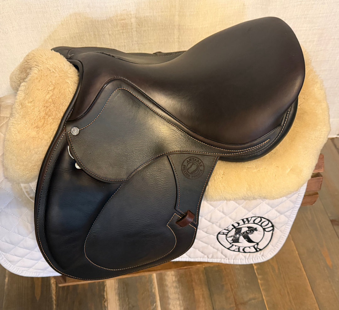 15.5" Antares Hero Junior Saddle - Full Buffalo - 2023 - 5" dot to dot (547)