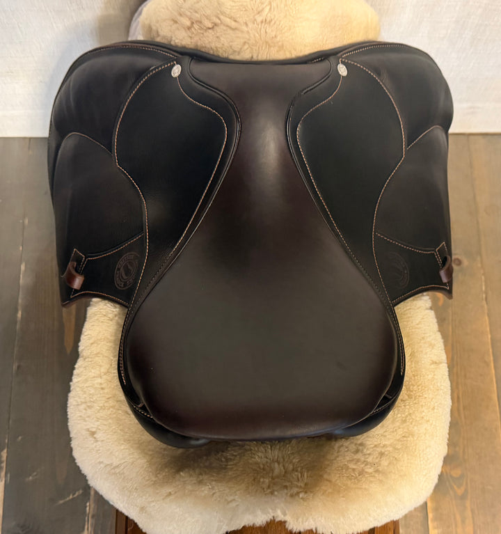 15.5" Antares Hero Junior Saddle - Full Buffalo - 2023 - 5" dot to dot (547)