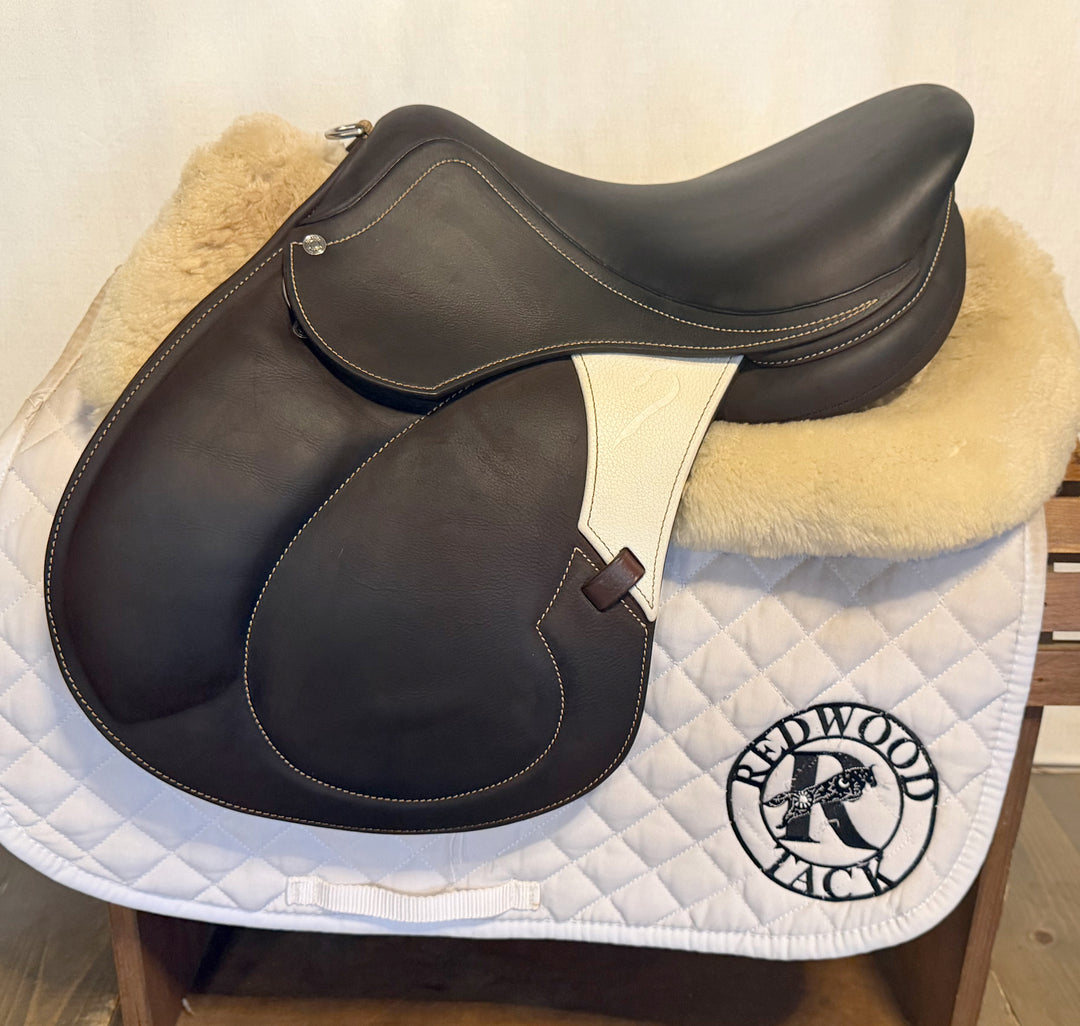 15.5" Antares Hero Junior Saddle - Full Buffalo - 2023 - 4.75" dot to dot (549)
